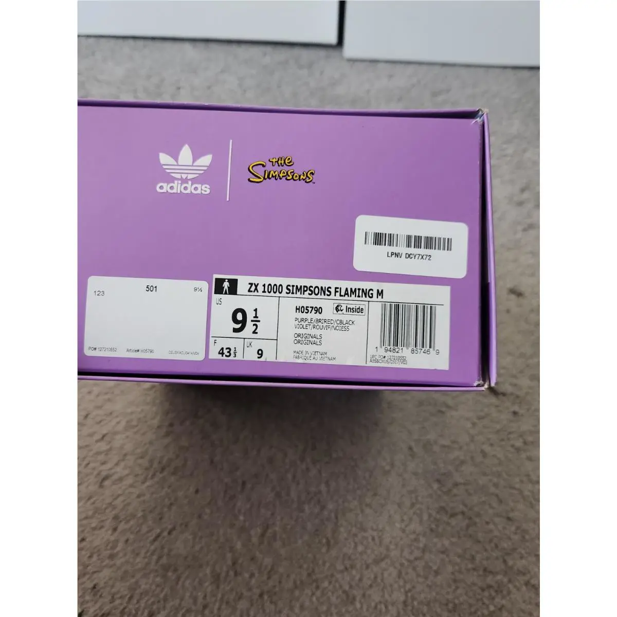 Adidas shoes - adidas ZX 1000 - H05790 - Purple 9