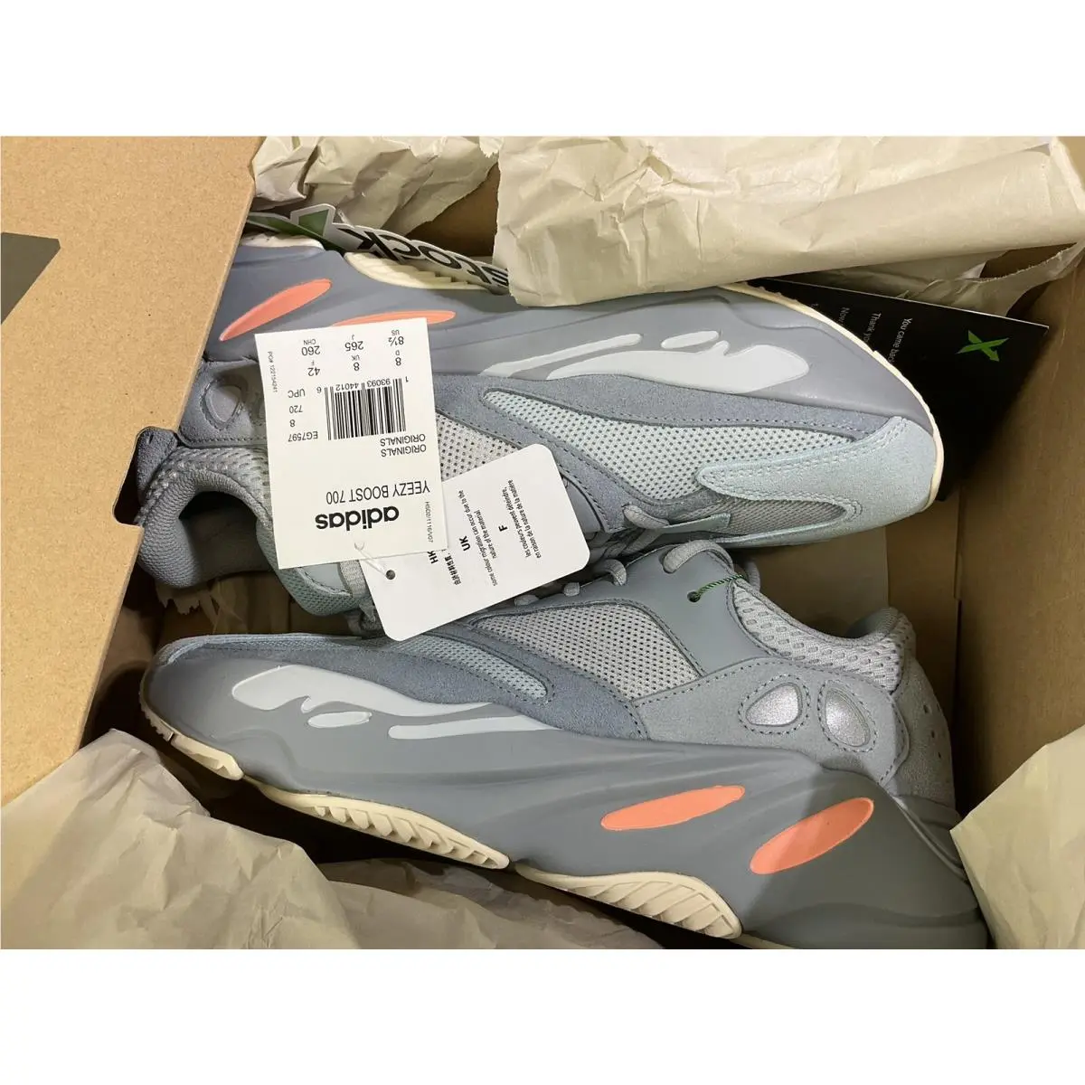 Adidas shoes - adidas Yeezy Boost 700 V1 - EG7597 - Gray 6
