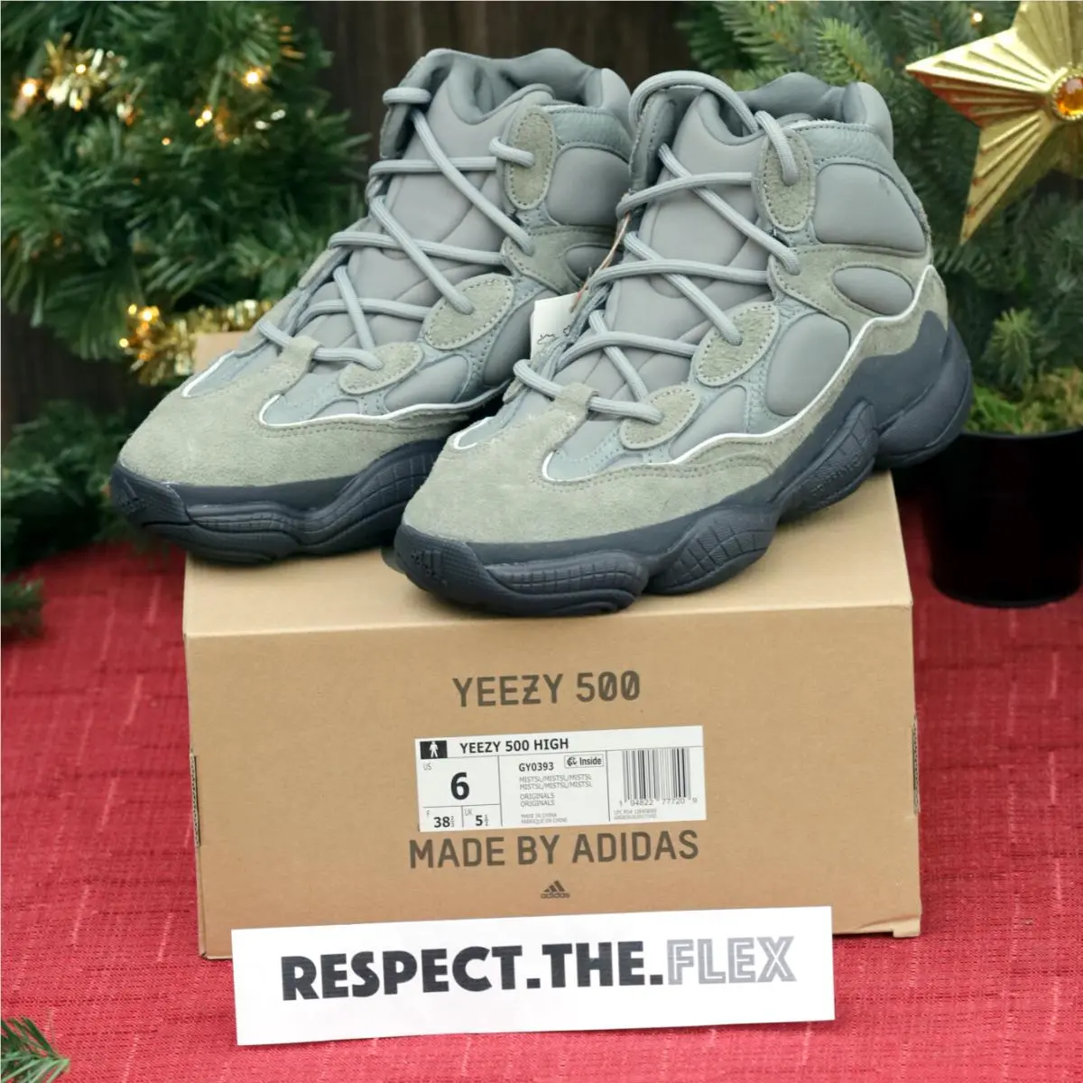 Adidas Yeezy Boost 500 High - Mist Slate - GY0393 - US Mens Size 6