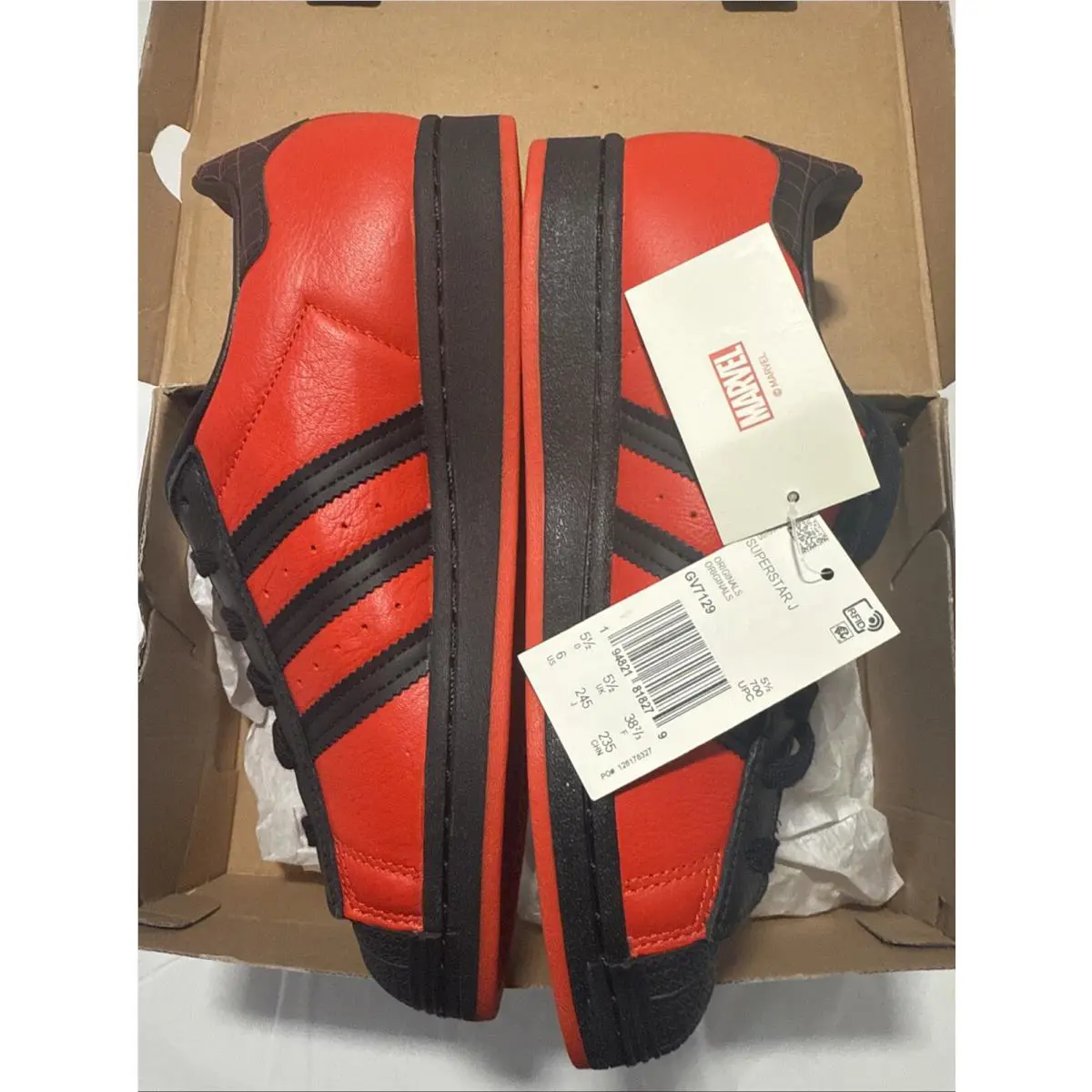 Adidas shoes - adidas Marvel x Playstation x Superstar - GV7128 - Core Black/Core Black/Red 1