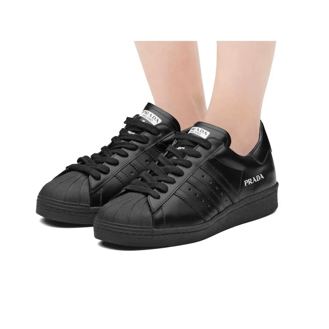Adidas shoes - PRADA Superstar FW6679 - PRADA Superstar - FW6679 - Black/Black (UPC: 191983948417) 6