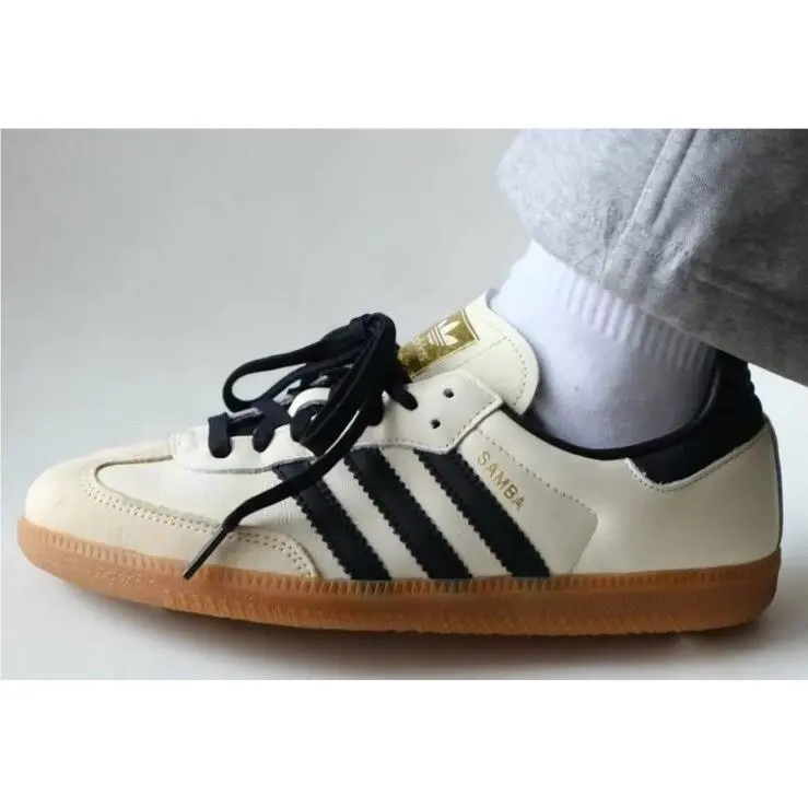 Adidas shoes - adidas Samba - Samba - ID0478 - CREAM WHITE/CORE BLACK/SAND STRATA 2