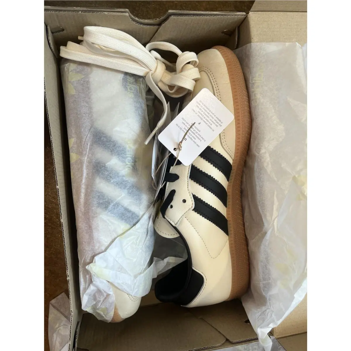 Adidas shoes - adidas Samba - Samba - ID0478 - CREAM WHITE/CORE BLACK/SAND STRATA 4