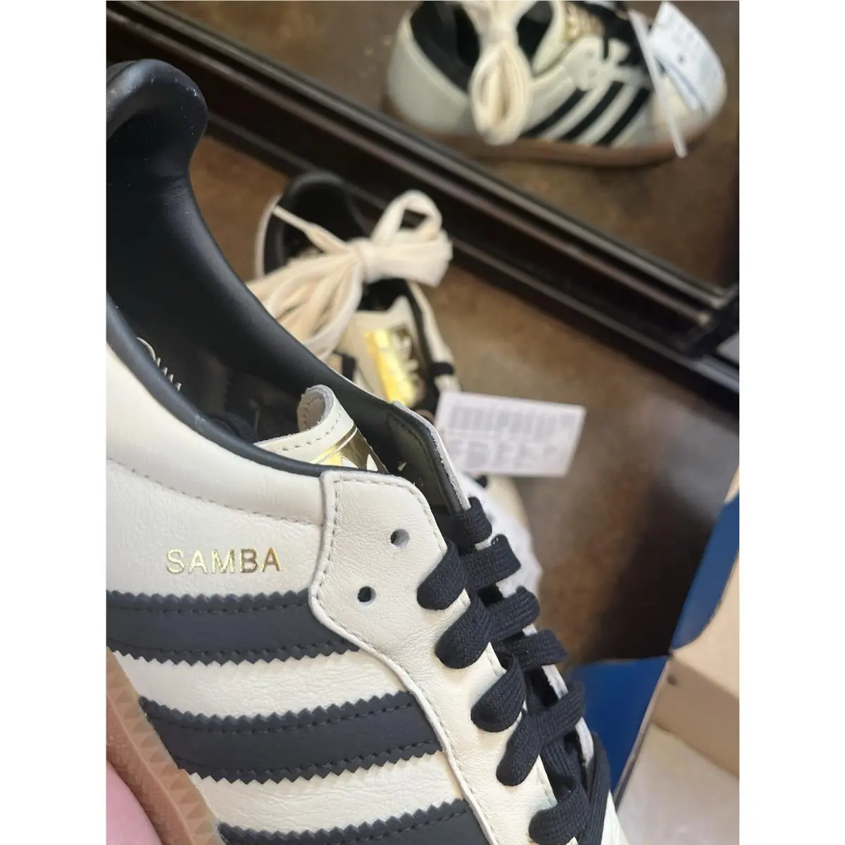 Adidas shoes - adidas Samba - Samba - ID0478 - CREAM WHITE/CORE BLACK/SAND STRATA 5