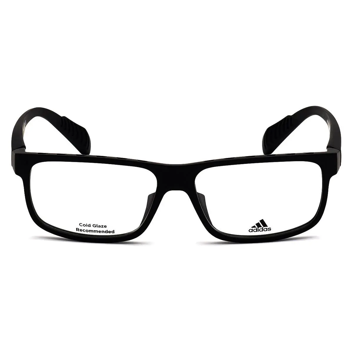 Adidas SP5003 Eyeglasses Men Matte Black Rectangle 58mm