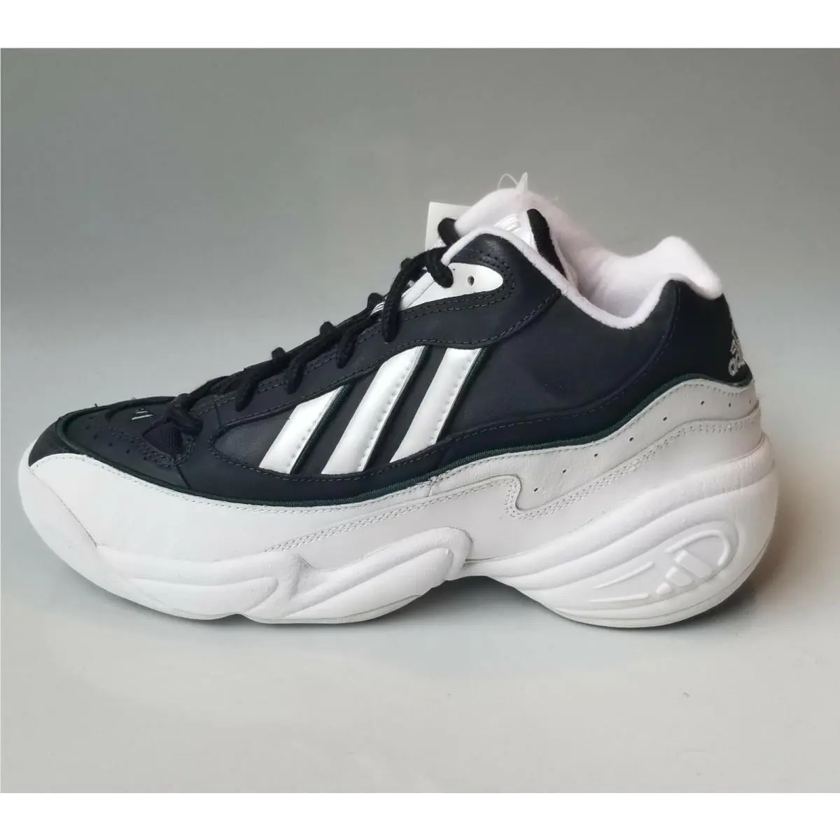 Adidas Men`s Size 8 Stokes Basketball Shoes Vintage 98 Very Rare Black White