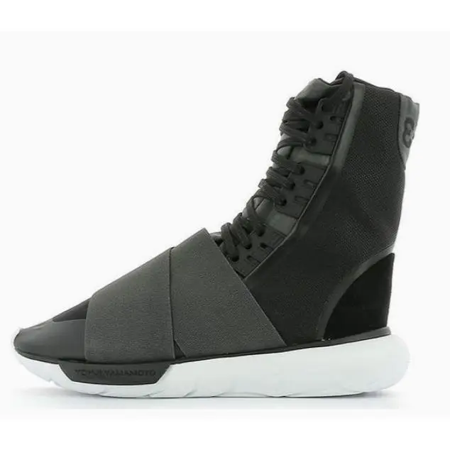 Adidas shoes - adidas Men`s 7.5 (Women`s 9) Y-3 Qasa Boot `Charcoal Black` BB480 - BB4803 - Black (UPC: 889136352593) 1