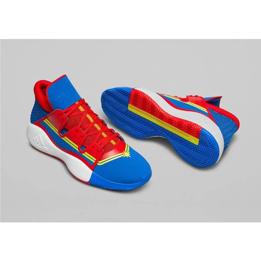 Adidas Pro Vision EF2260 x Marvel Heroes Among Us: Captain Marvel 2019 Size:11 - Red / Blue