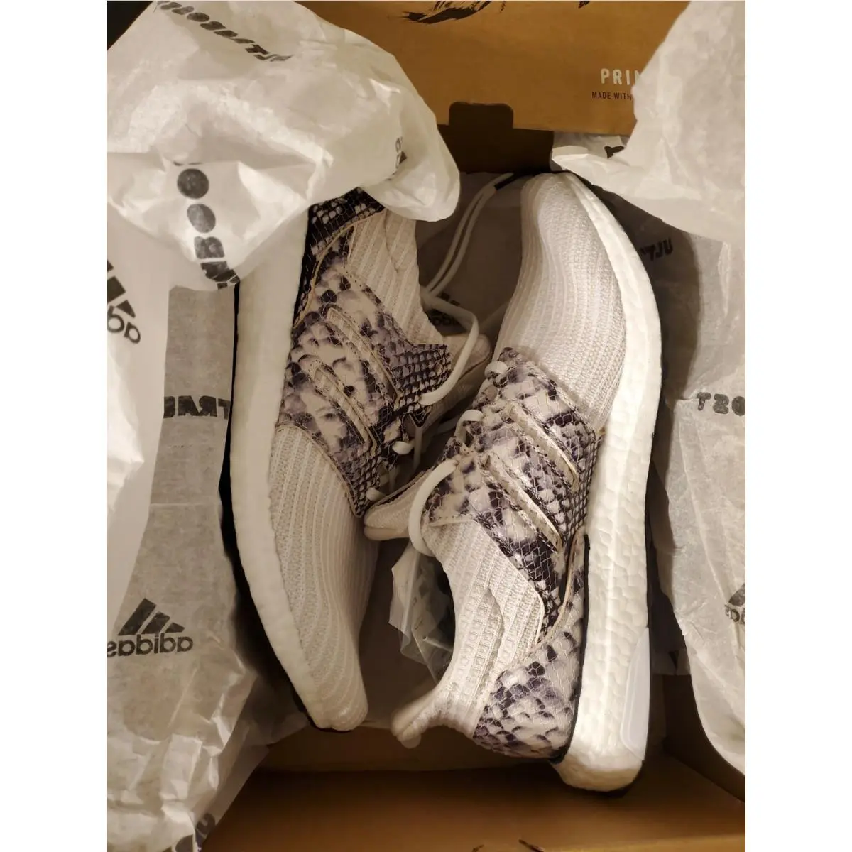 Adidas Ultraboost Dna `animal Pack Python Men`s Size 11.5 Made w/ Ocean Plastic