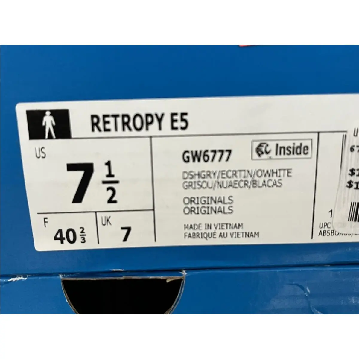 Adidas shoes - Adidas Retropy E5 - Retropy - GW6777 - Gray 5