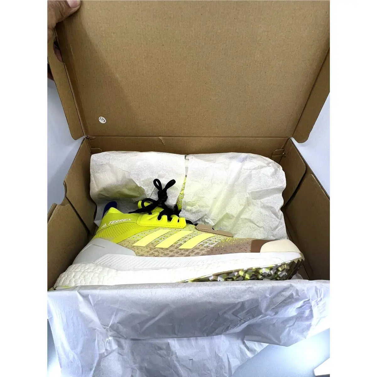 Adidas shoes - Adidas Terrex Free Hiker PrimeBlue PrimeKnit - FZ3627 - Multicolor 10
