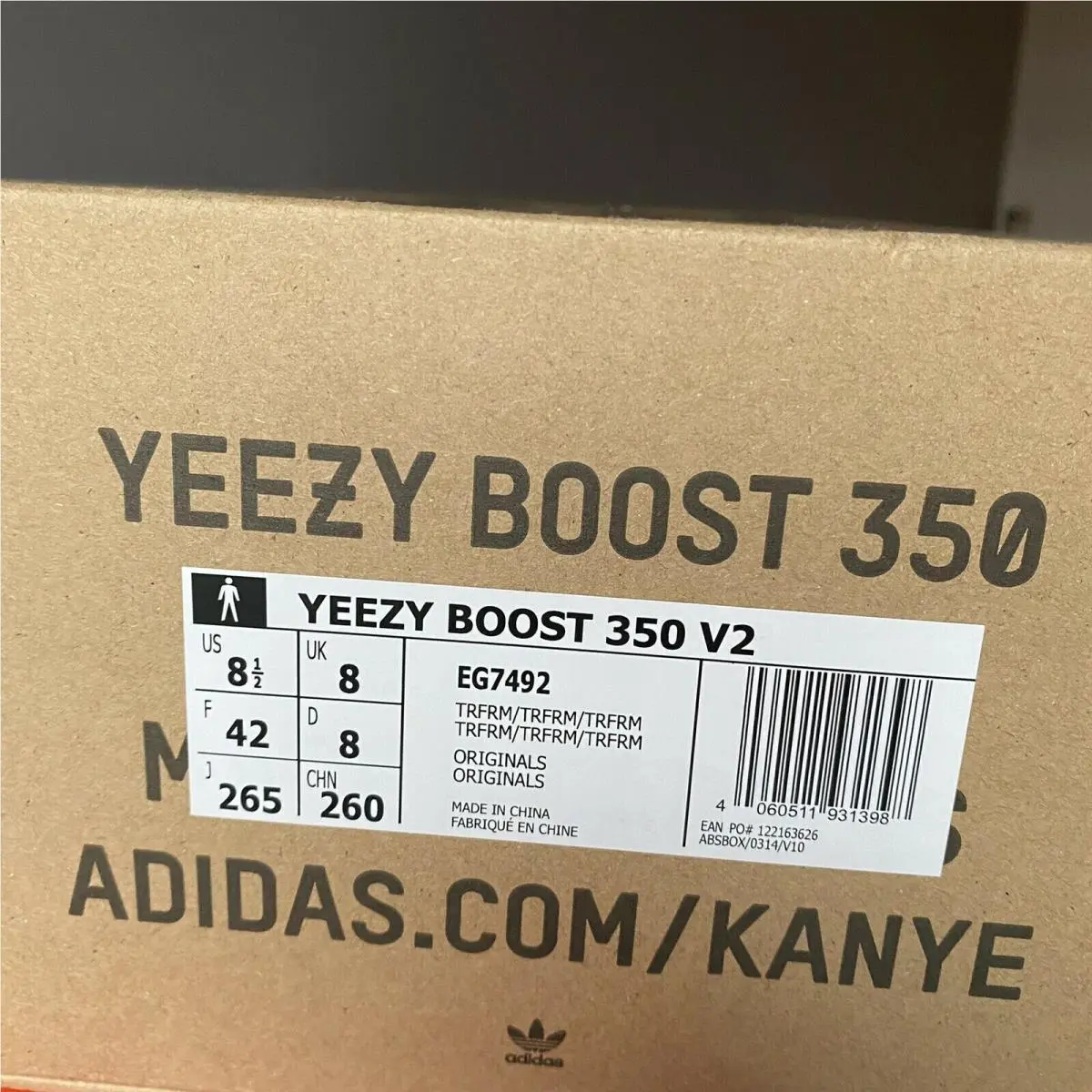 Adidas shoes - adidas Yeezy Boost 350 - Yeezy Boost - EG7492 - Gray 6