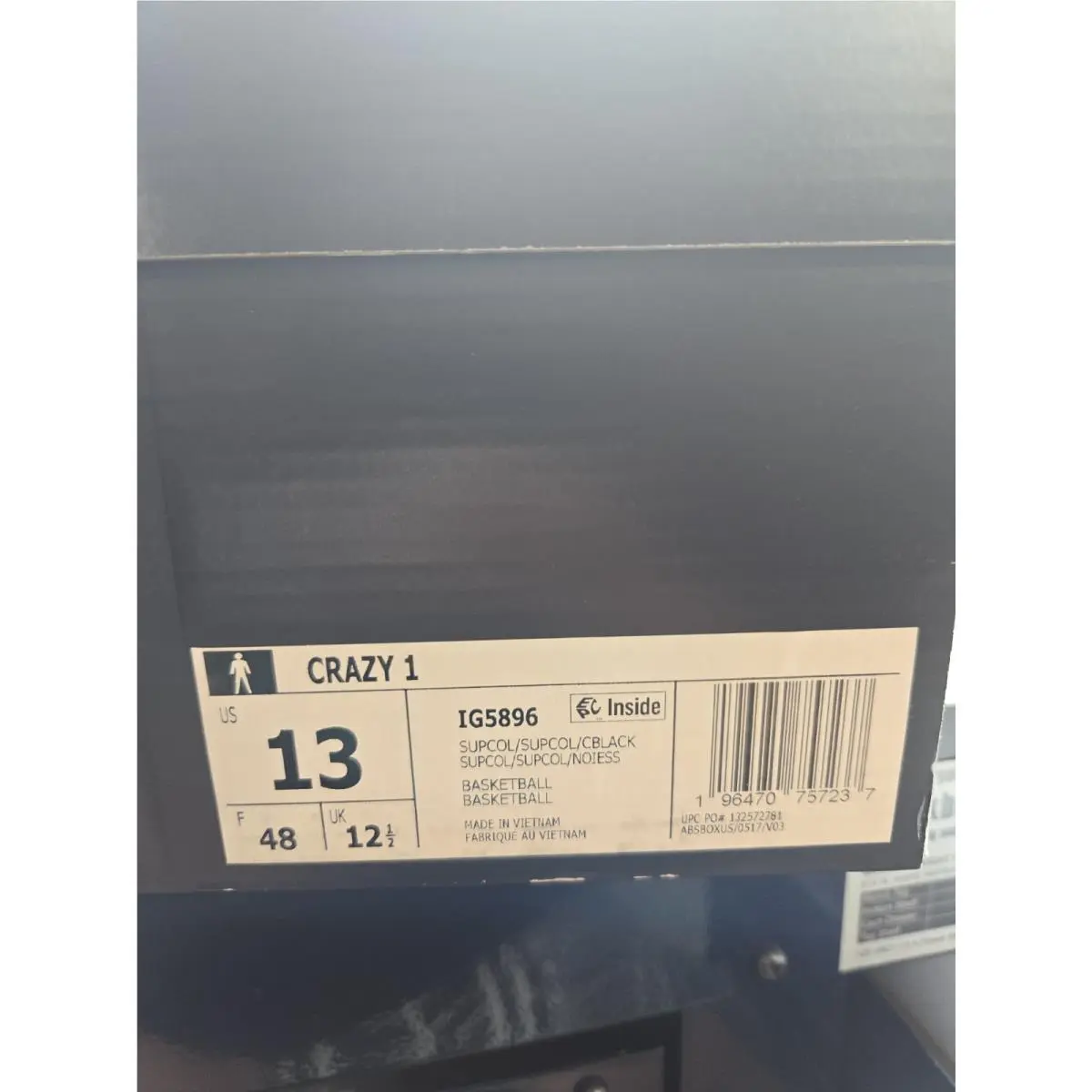 Adidas shoes - Adidas Crazy 1 Kobe 2014 - G99417 - Blue 13
