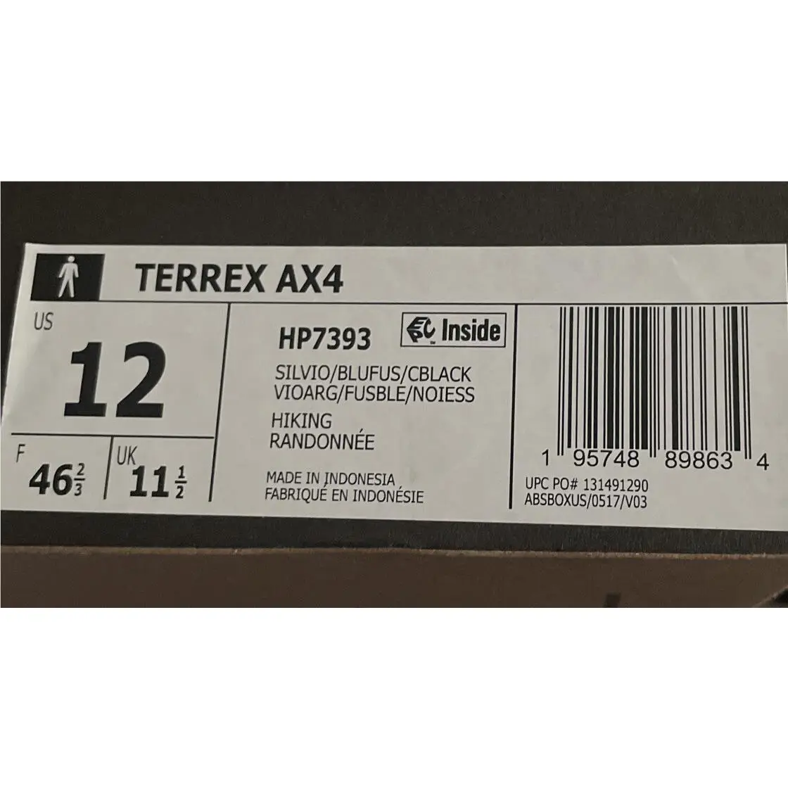 Adidas shoes - adidas TERREX AX4 - TERREX - HP7393 - Blue Gray (UPC: 194813318459) 10