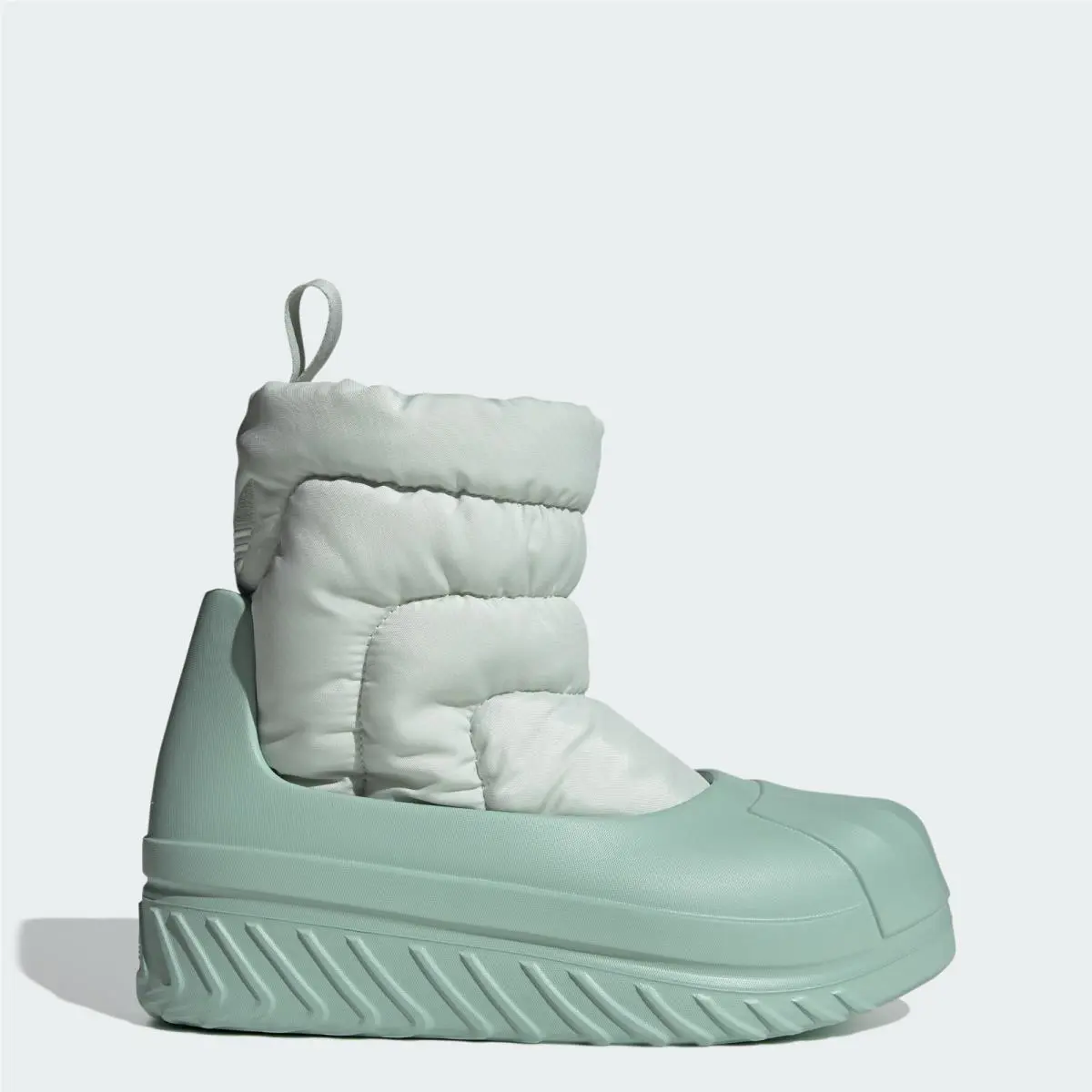 Adidas Women Adifom Superstar Winter Boot Shoes Green - Size 8.5