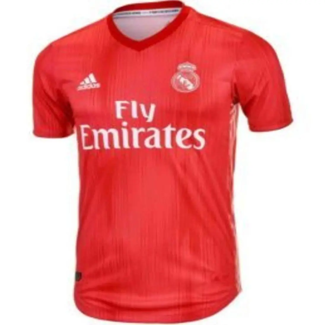 Adidas Real Coral/vivid Red Real Madrid Third Jersey Men`s `18-`19