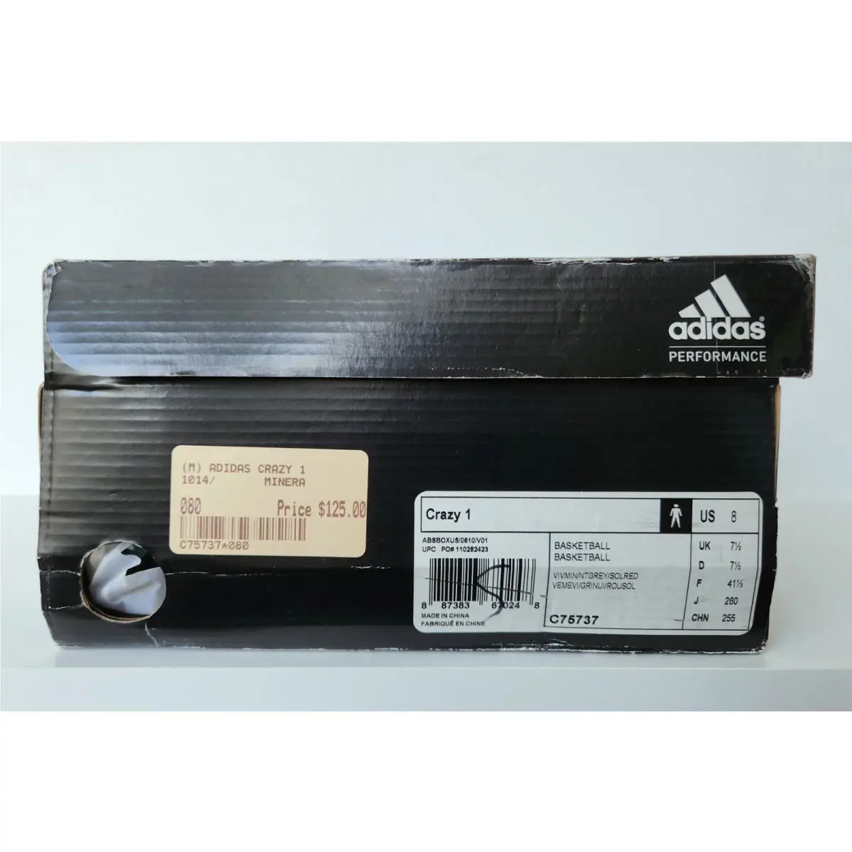 Adidas shoes - adidas Crazy 1 Kobe - Crazy Kobe - C75737 - Black 14