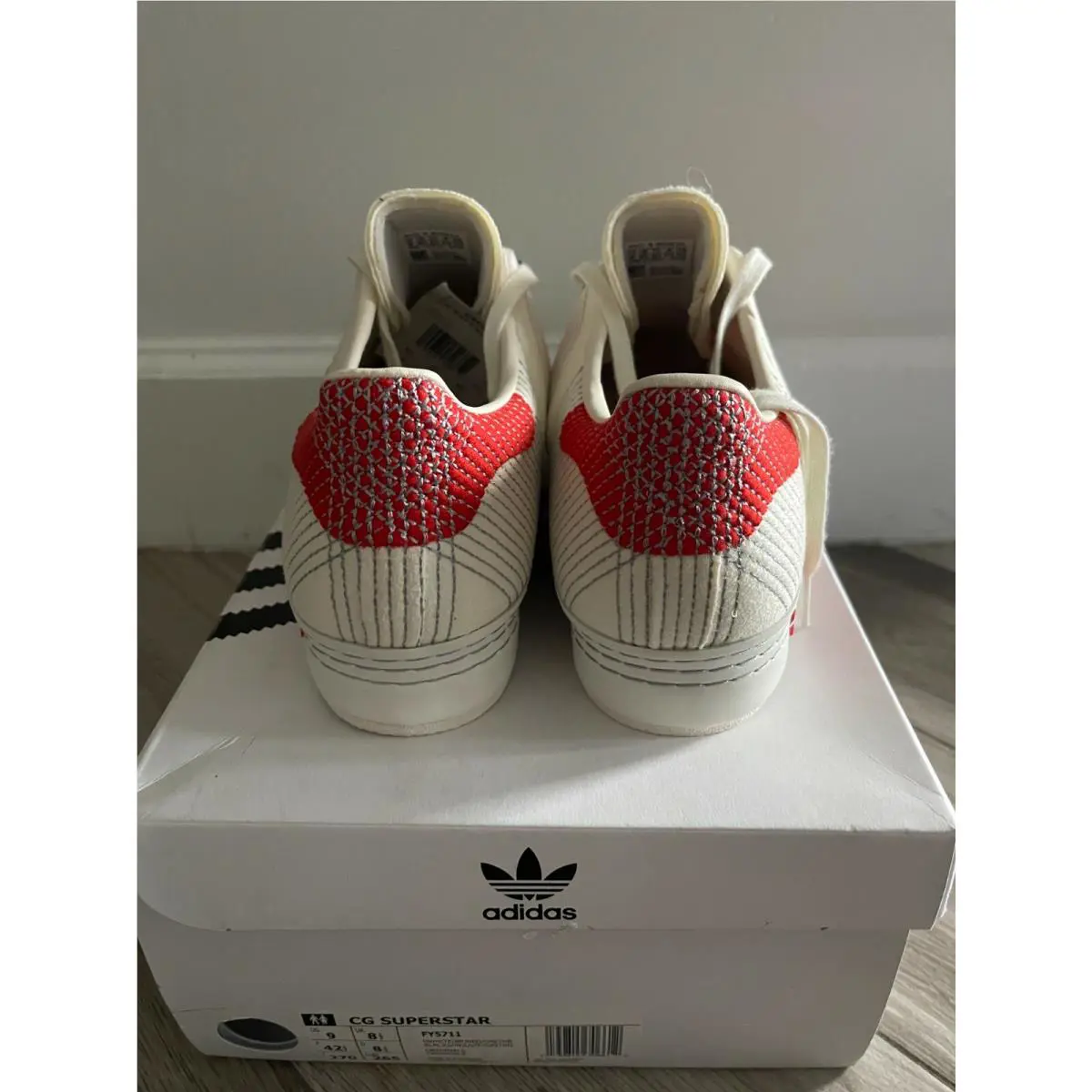 Adidas shoes - Adidas Superstar x Craig - Superstar Craig - FY5711 - Off White/Bright Red (UPC: 194815702959) 3