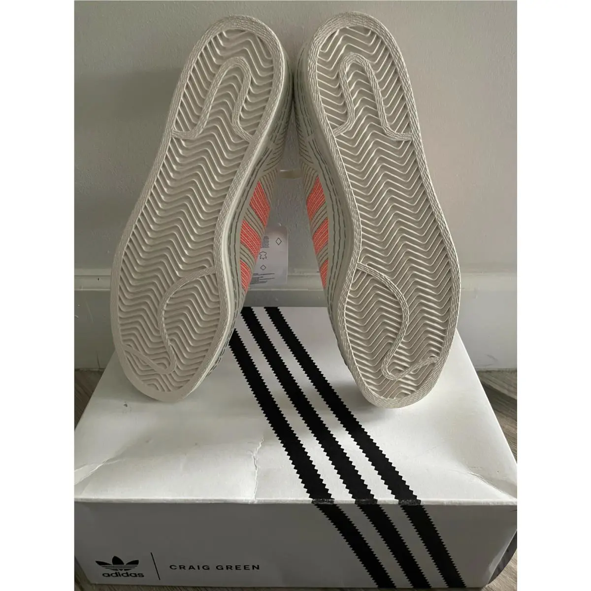 Adidas shoes - Adidas Superstar x Craig - Superstar Craig - FY5711 - Off White/Bright Red (UPC: 194815702959) 4