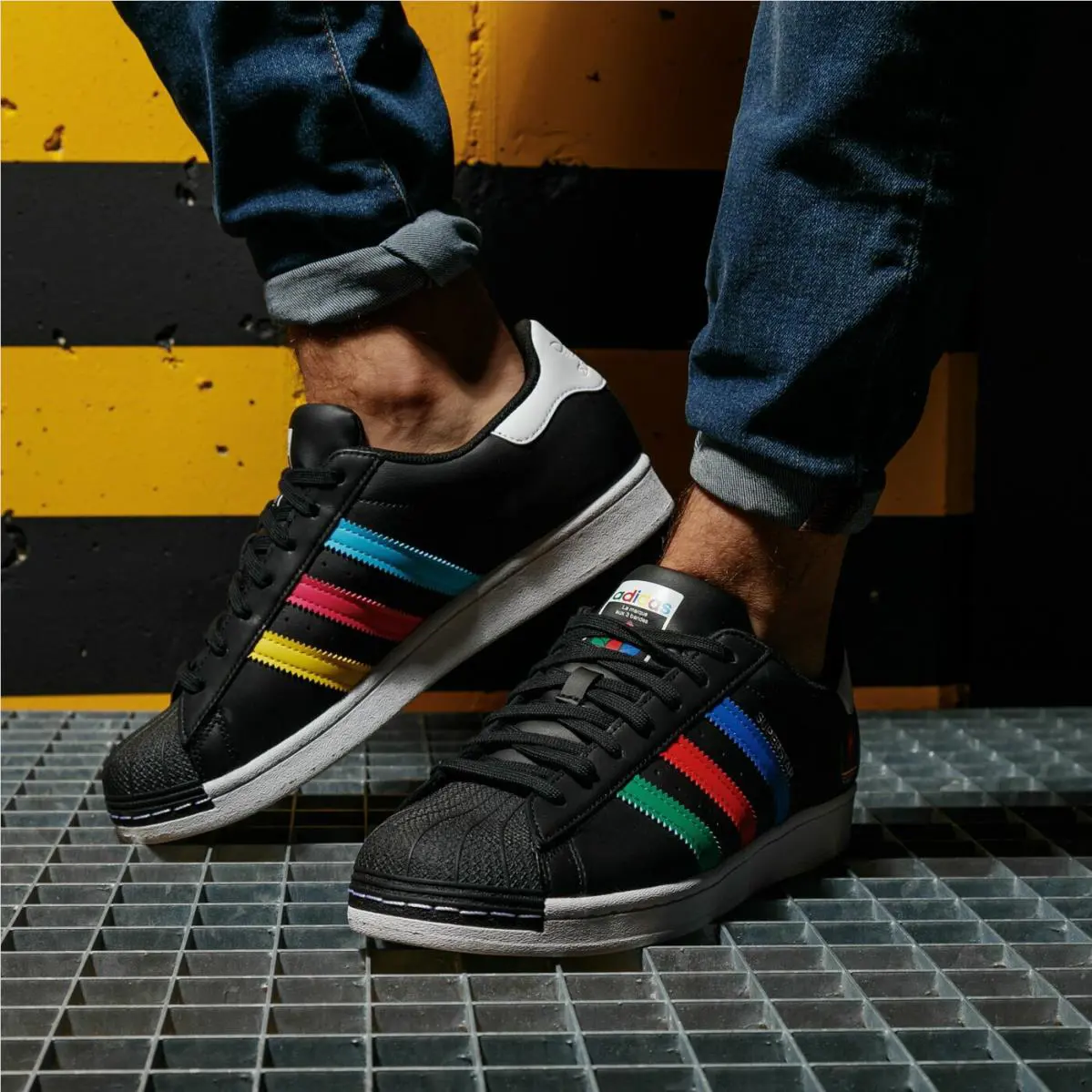 Adidas shoes - Black Blue Green Red white - FU9520 9