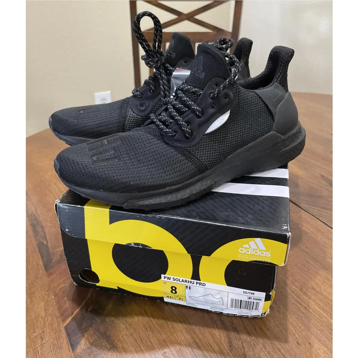 Adidas shoes - Adidas Pharrell Williams SolarHU PRD - EG7788 - Triple Black 0