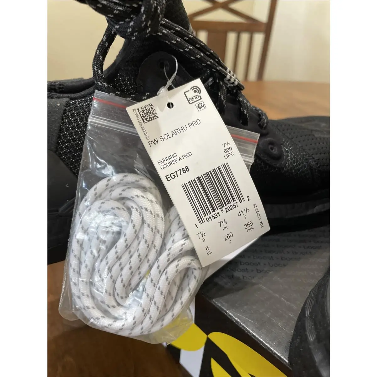 Adidas shoes - Adidas Pharrell Williams SolarHU PRD - EG7788 - Triple Black 5