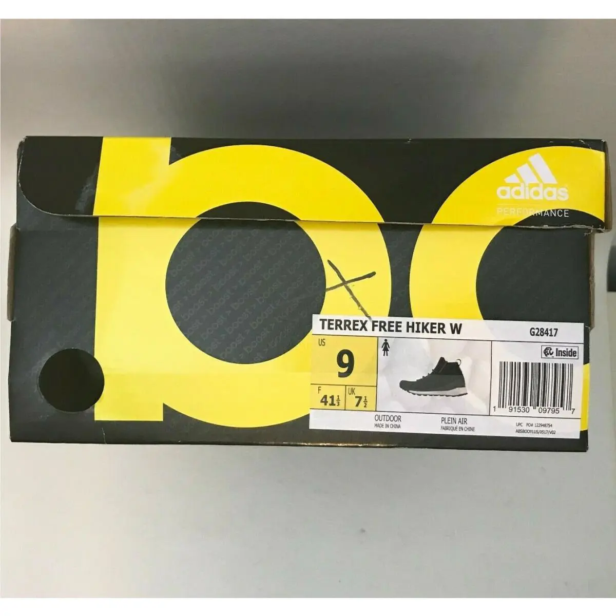 Adidas shoes - adidas TERREX Free Hiker - TERREX Free Hiker - G28417 - Black (UPC: 191530097957) 10
