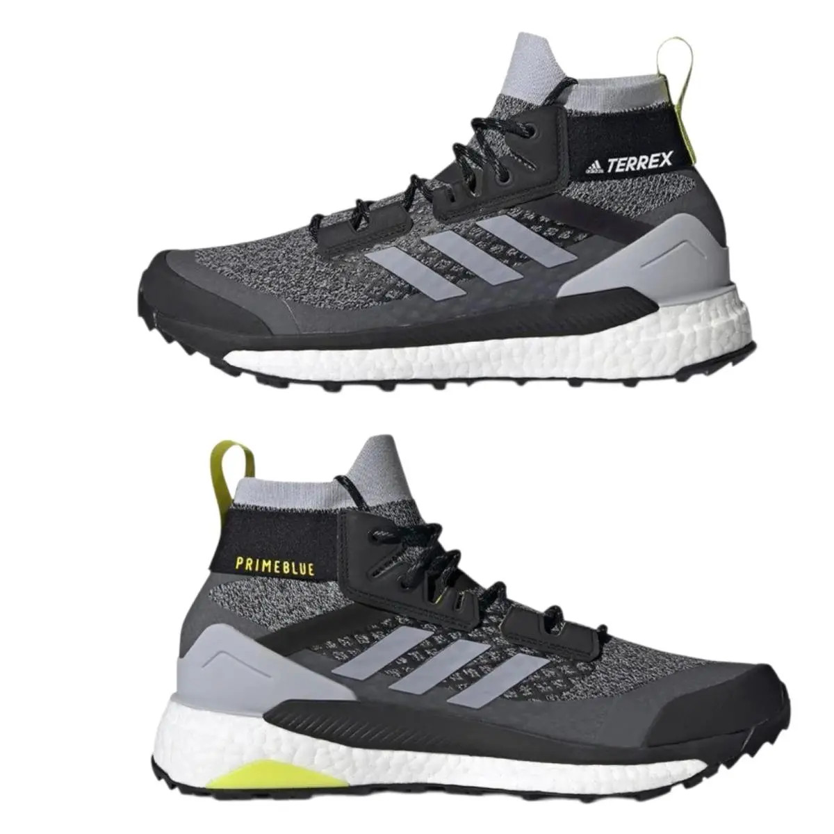 Adidas Terrex Free Hiker Primeblue Men`s Halo Silver US 7 - Halo Silver
