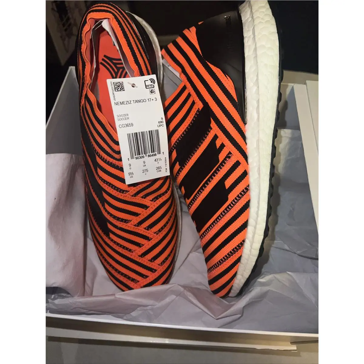Adidas shoes - adidas Nemeziz Tango 17+ - Nemeziz Tango - CG3659 - Orange (UPC: 0190309864981) 0