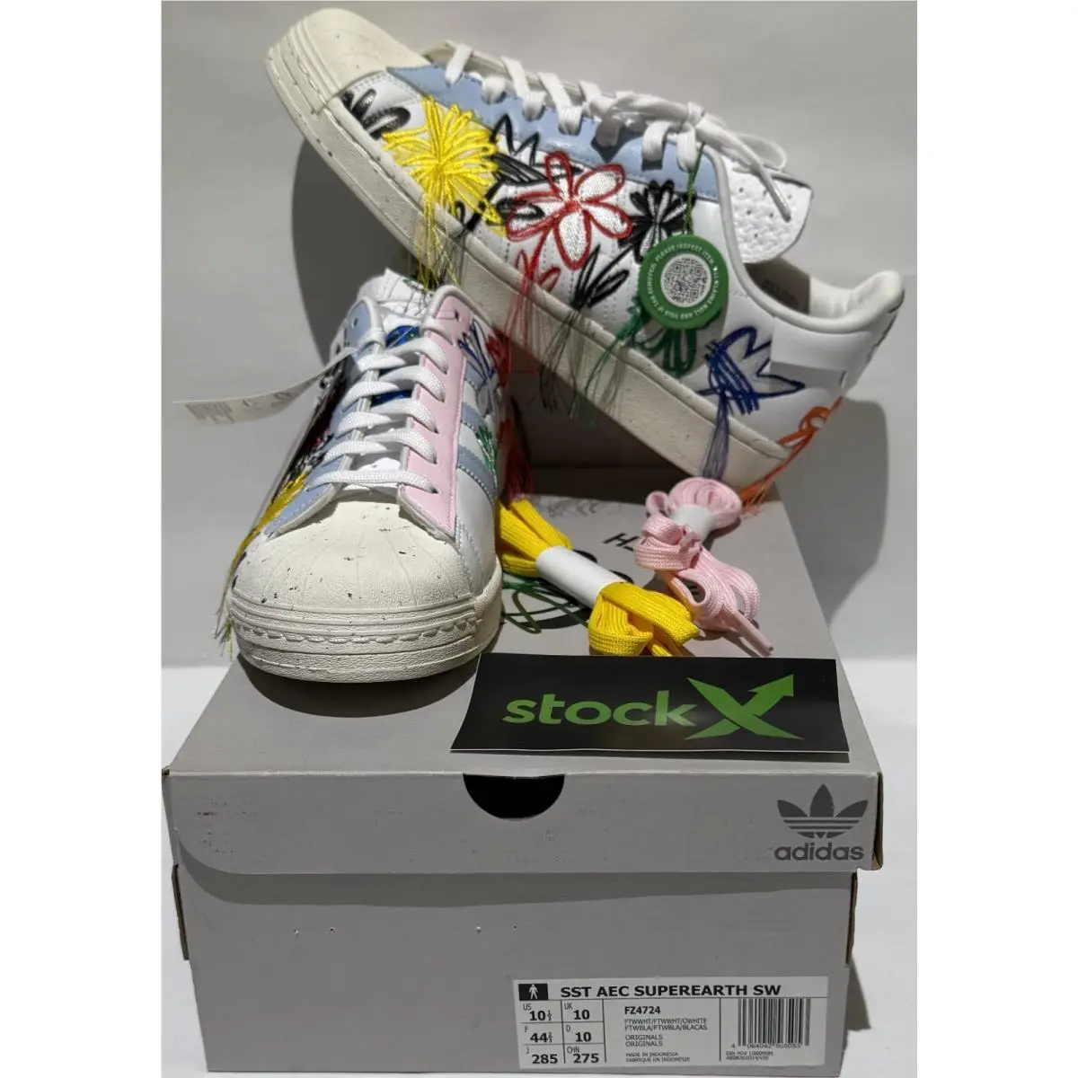 Adidas Sean Wotherspoon x Superstar Super Earth FZ4724 Men 10.5