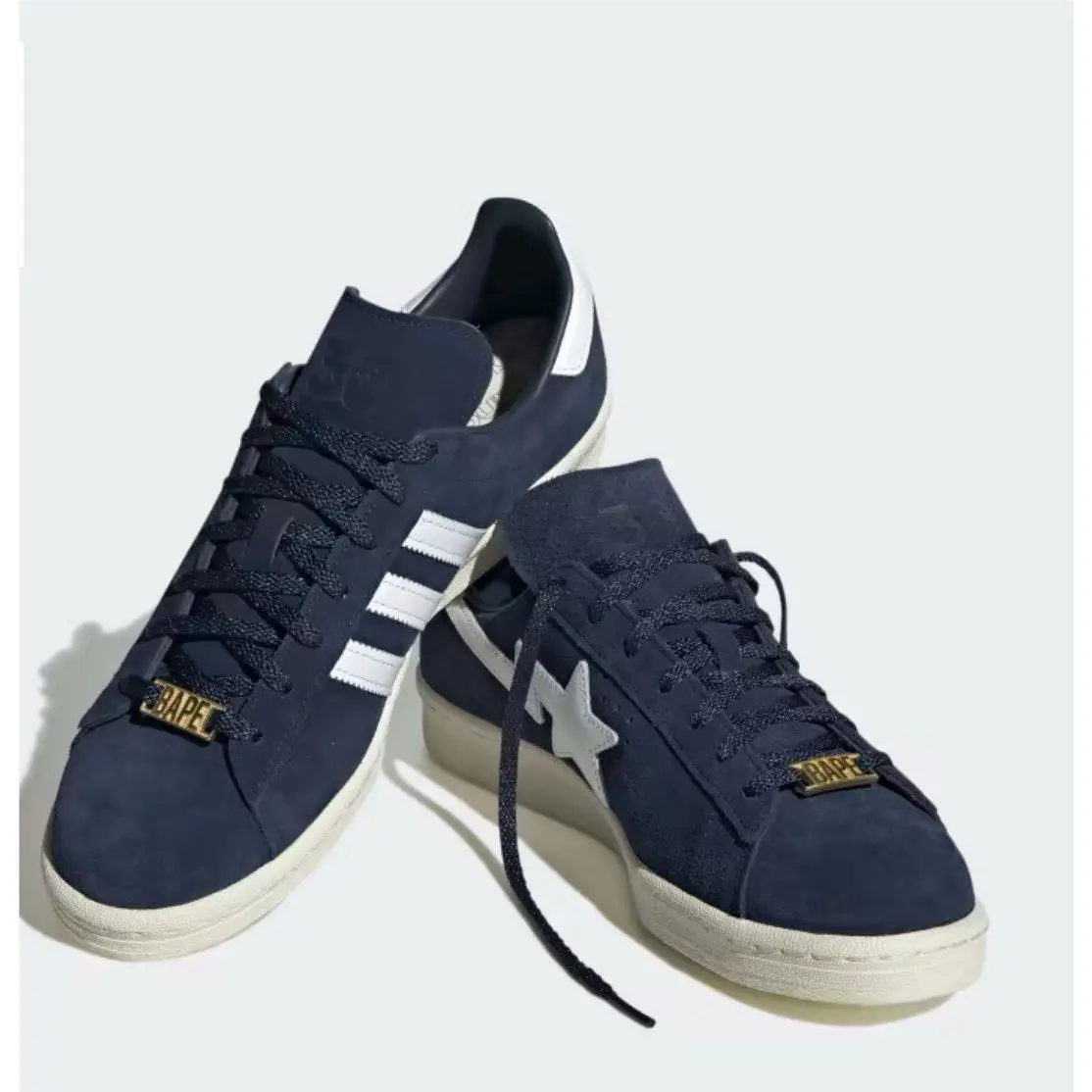 Adidas Bape x Campus 80s 30th Anniversary - Collegiate Navy - Mens Size 9