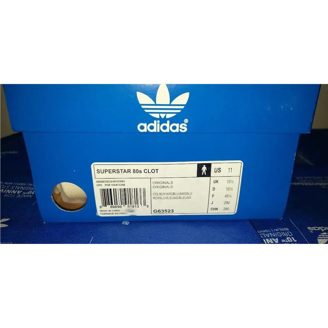 Adidas shoes - adidas Superstar 80S - Superstar - G63523 - Blue (UPC: 886050918133) 0