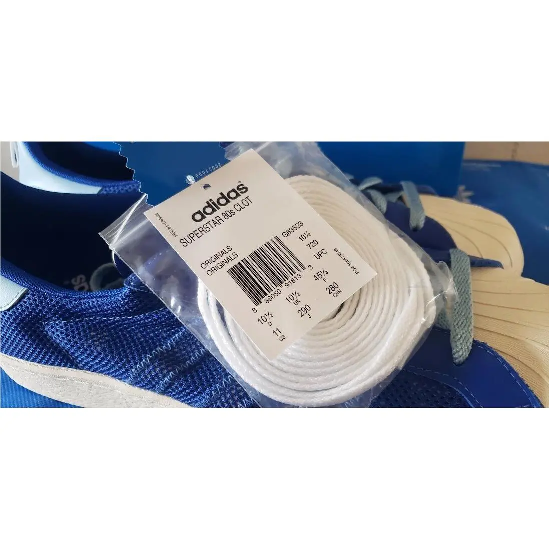 Adidas shoes - adidas Superstar 80S - Superstar - G63523 - Blue (UPC: 886050918133) 7