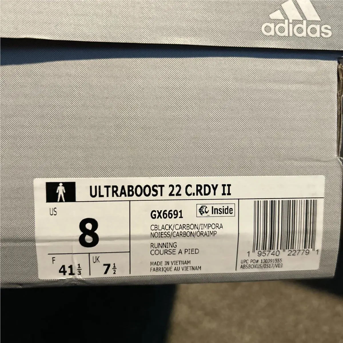 Adidas shoes - adidas UltraBoost 22 - UltraBoost - GX6691 - Black (UPC: 0195740227791) 4