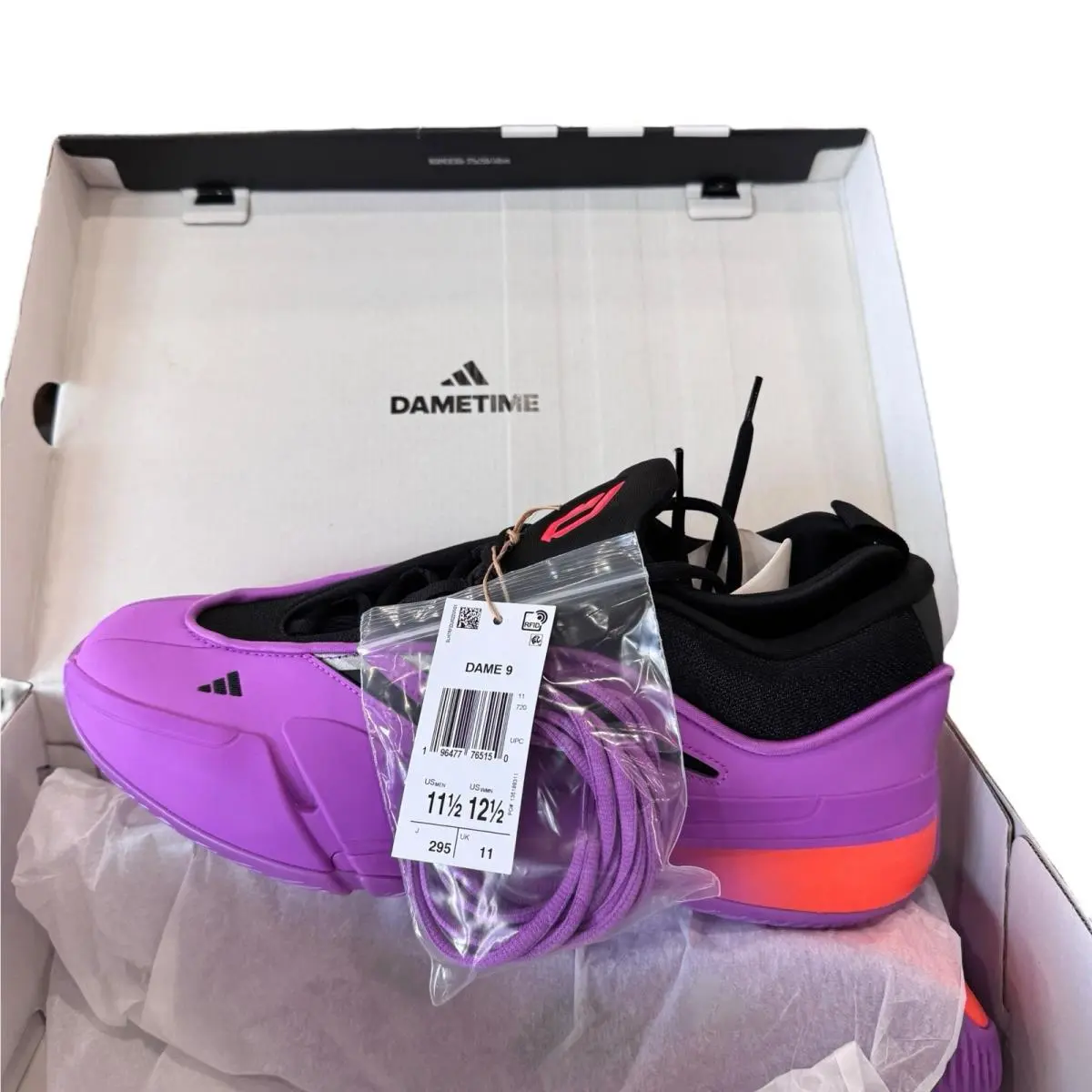 Adidas shoes - adidas Dame 9 - Dame - IE3626 - Purple (UPC: 196477765150) 1