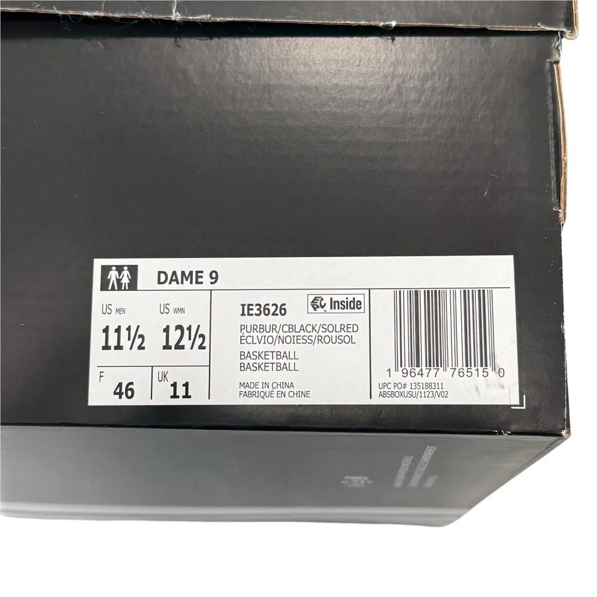 Adidas shoes - adidas Dame 9 - Dame - IE3626 - Purple (UPC: 196477765150) 10