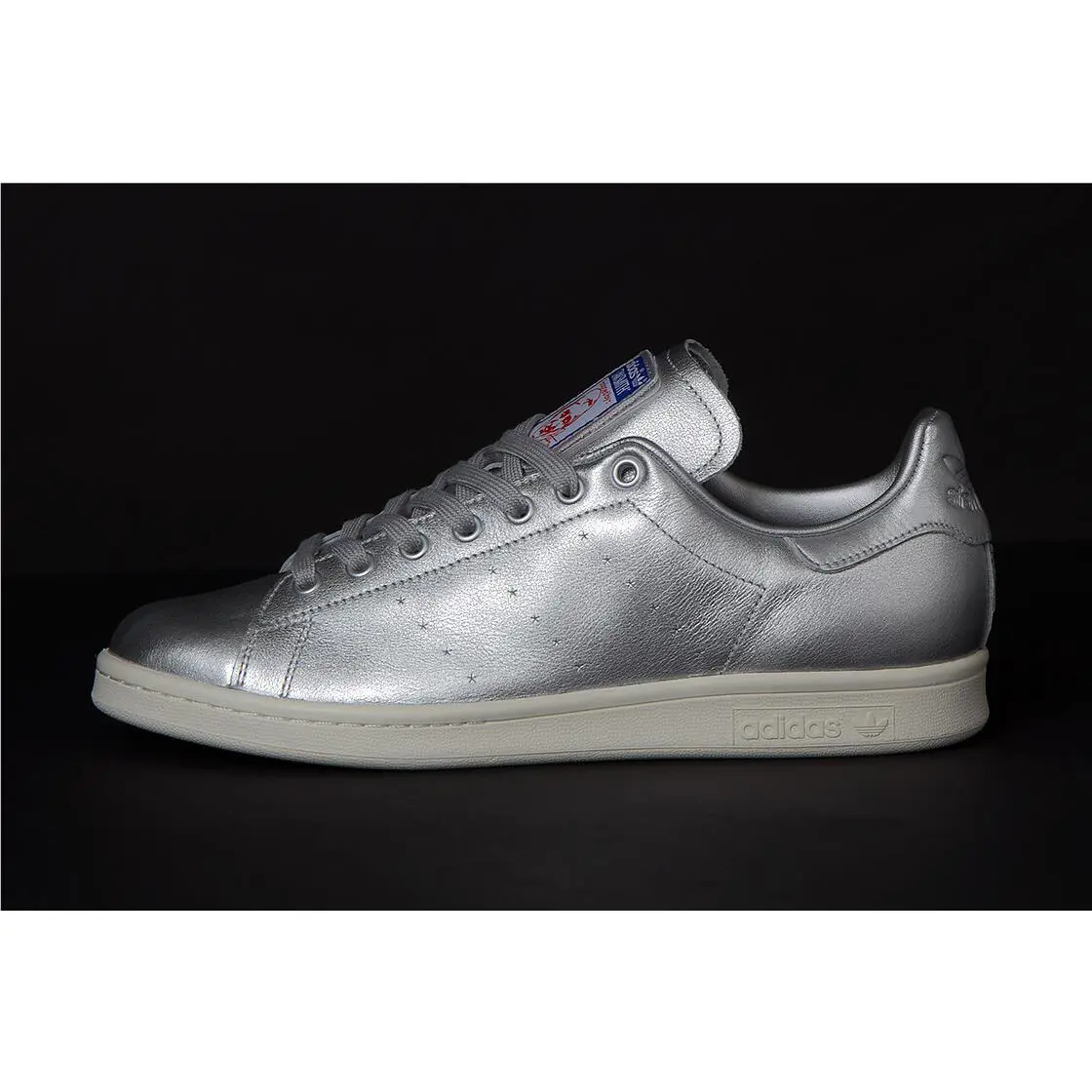 Adidas shoes - Stan Smith - Stan Smith - S75508 - Silver Metallic/Off White 3