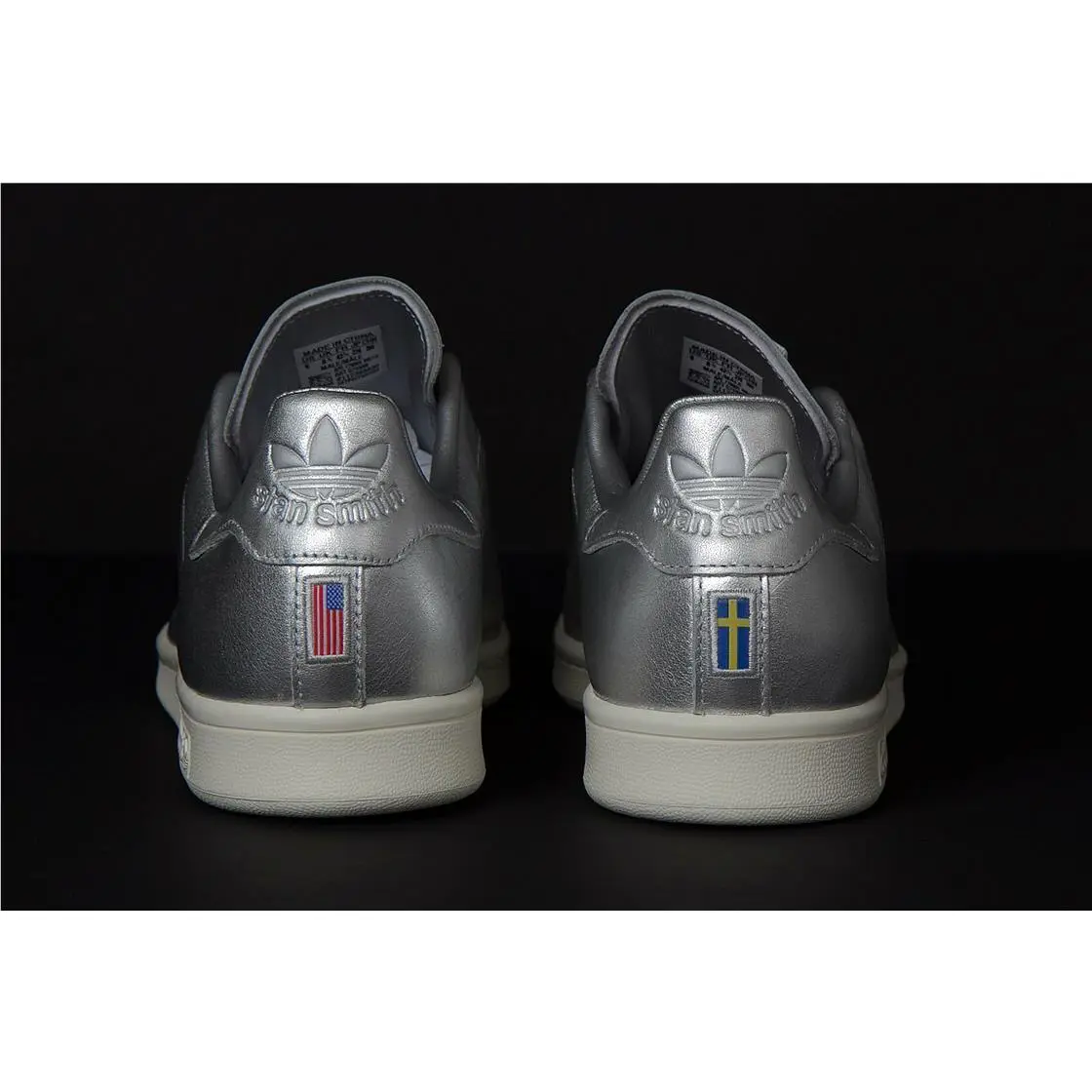 Adidas shoes - Stan Smith - Stan Smith - S75508 - Silver Metallic/Off White 5