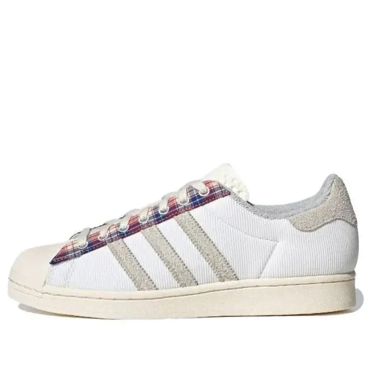 Adidas Superstar `plaid` - Wonder White - H00213 - Mens Size 8
