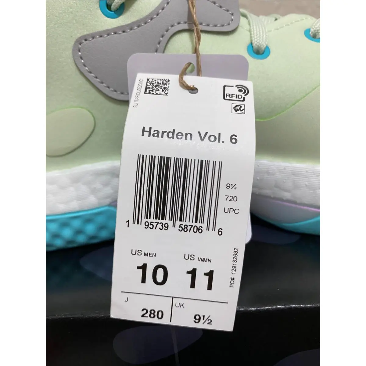 Adidas shoes - adidas Harden Vol. 6 - Harden - GV8701 - Green 3