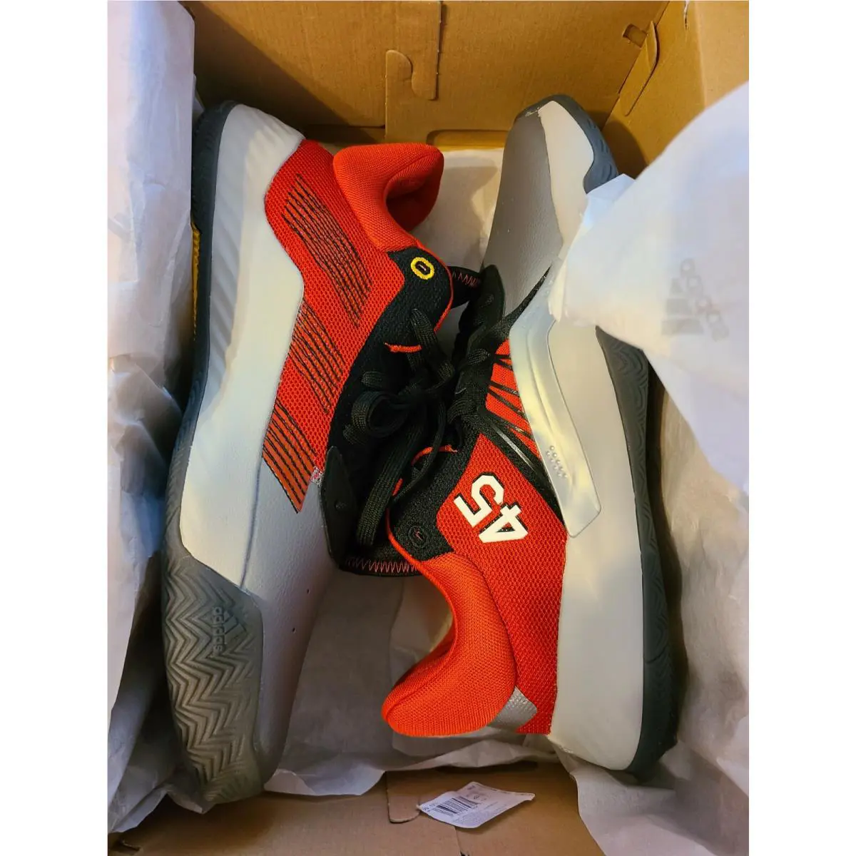 Adidas shoes - 1  Tuskegee & MLK - Tuskegee MLK - Red and gray 7
