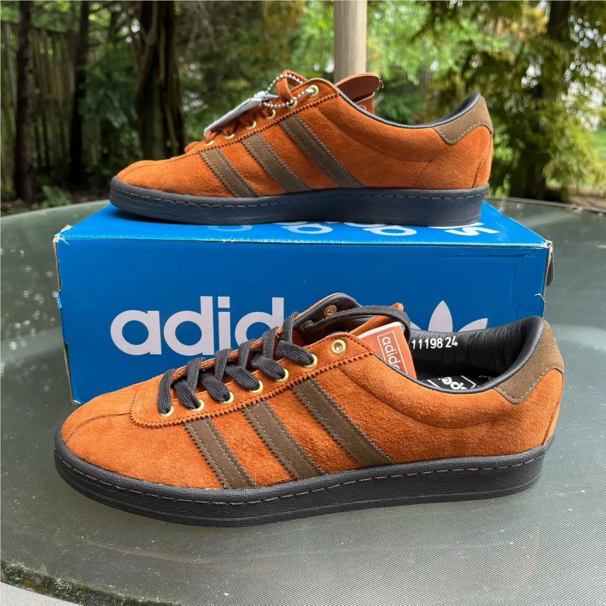 Adidas Originals Arkesden Spzl Fox Red Night Brown Sz 8.5 HP8845