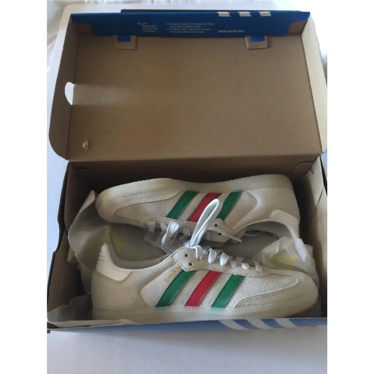 Adidas shoes - adidas Samba - Samba - IG1826 - Crystal White Green Scarlet (UPC: 196474844605) 0