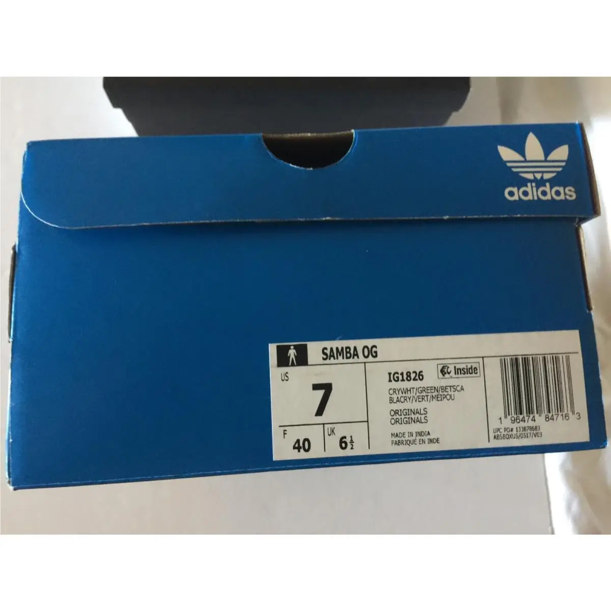 Adidas shoes - adidas Samba - Samba - IG1826 - Crystal White Green Scarlet (UPC: 196474844605) 8