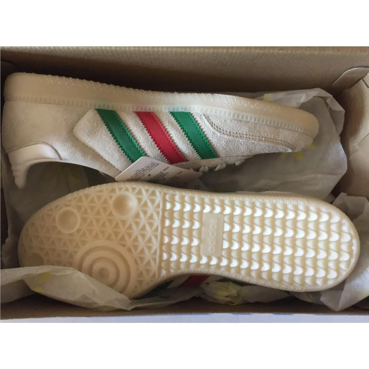 Adidas shoes - adidas Samba - Samba - IG1826 - Crystal White Green Scarlet (UPC: 196474844605) 3