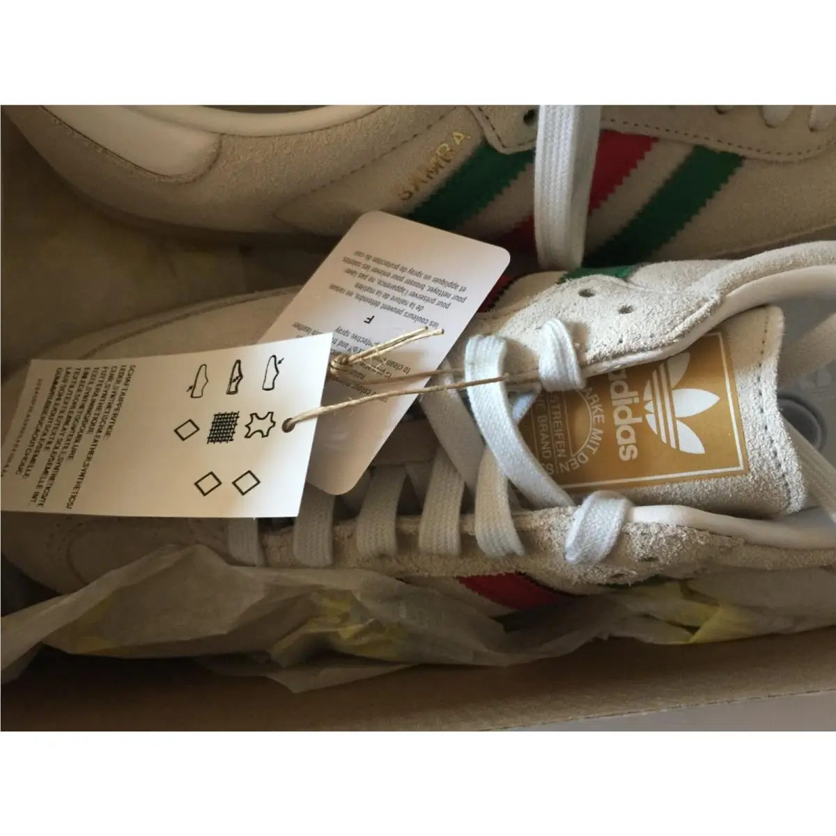 Adidas shoes - adidas Samba - Samba - IG1826 - Crystal White Green Scarlet (UPC: 196474844605) 6