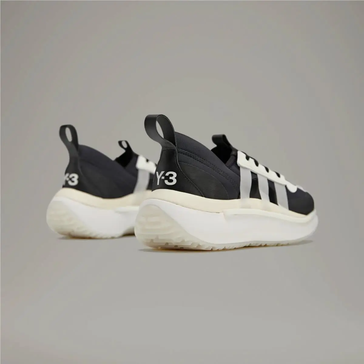 Adidas shoes - Y-3 QISAN COZY - QISAN COZY - HR1962 - Black/Core White/Cream White 3