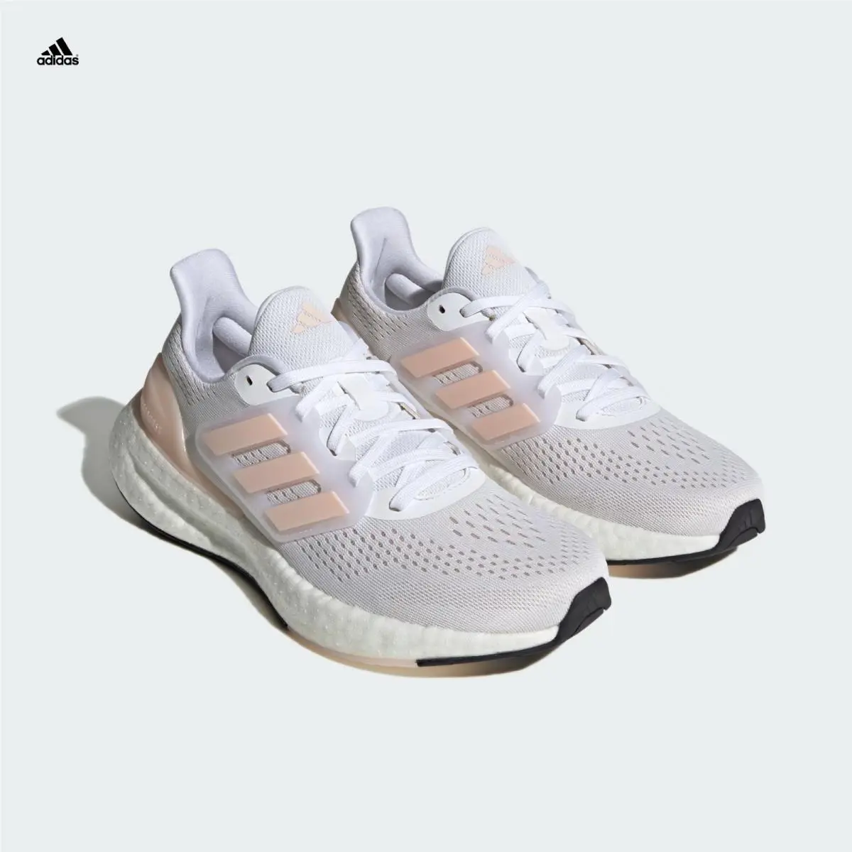 Adidas Pureboost 23 White Wonder Quartz IF2392 Women`s Size 8