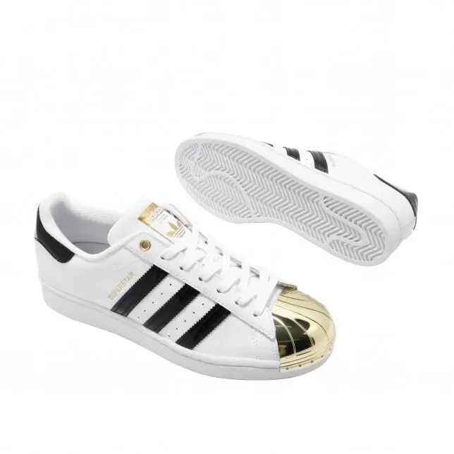 Adidas shoes - WHITE/BLACK/GOLD - FV3310 6