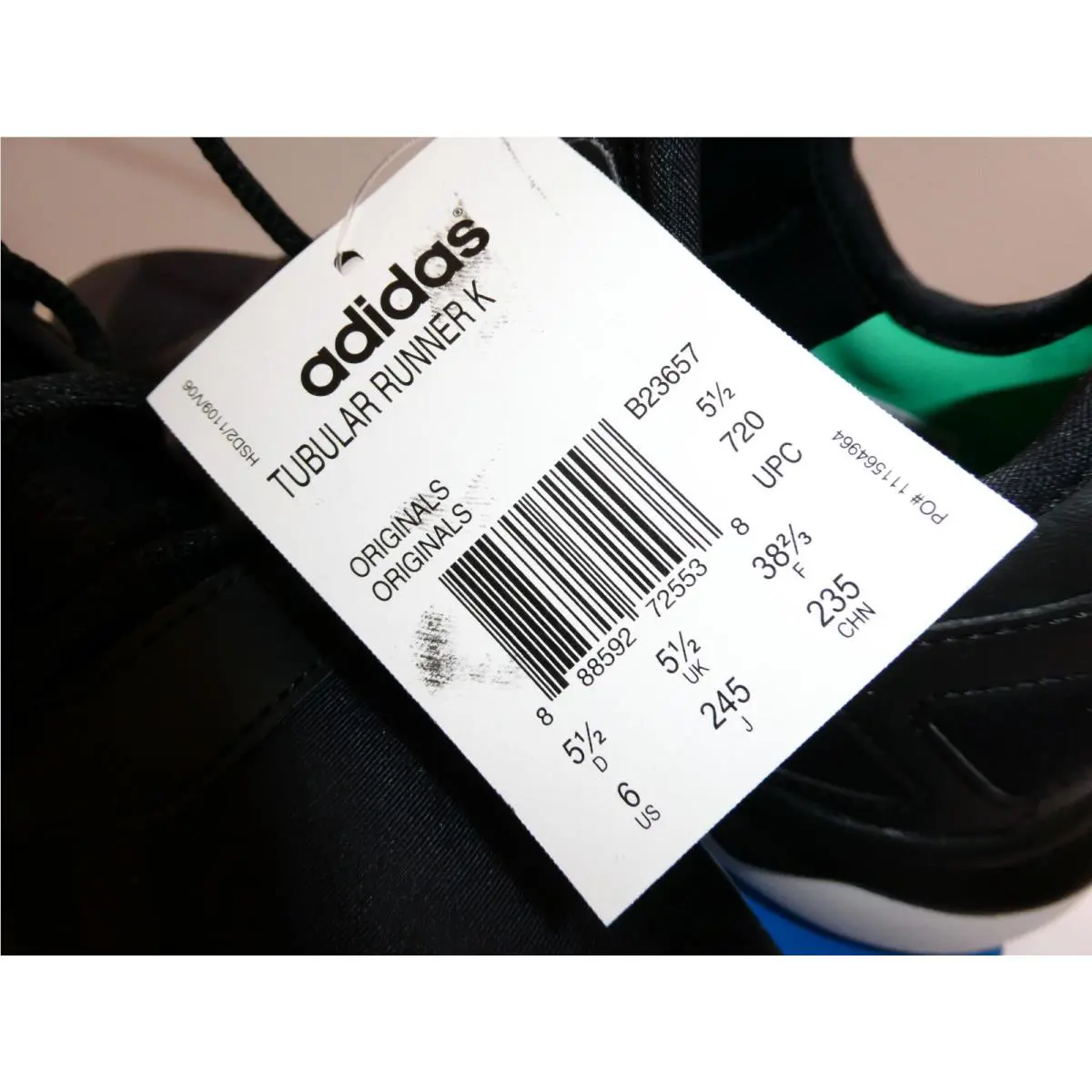 Adidas shoes - adidas Tubular Runner - Tubular Runner - B23657 - Black 10